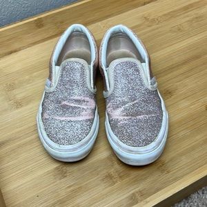 Pink glitter vans